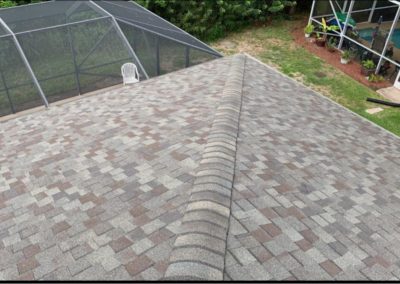 New Shingle Roof Brown